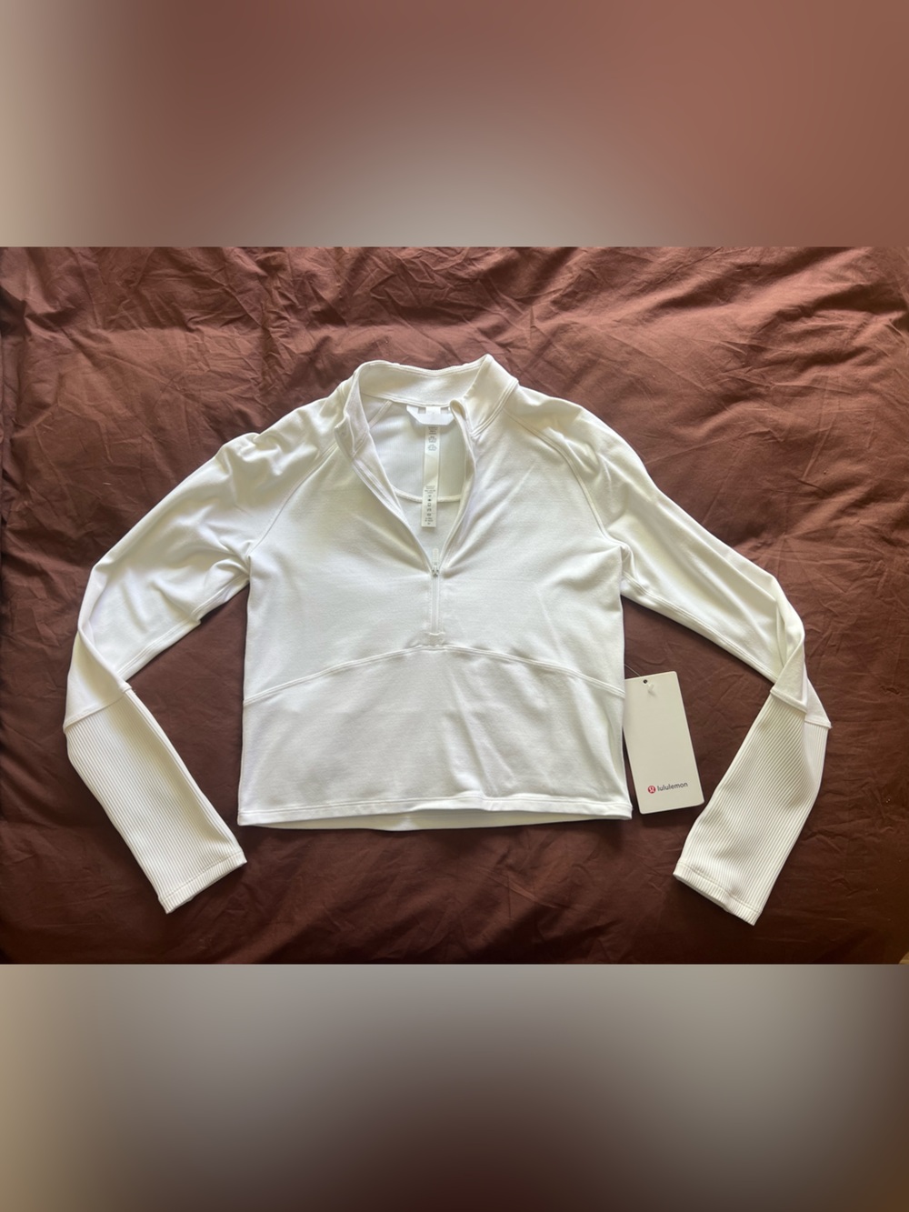 Lululemon It's Rulu Long Sleeve Cropped
Quarter Zip NWT